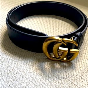 COPY - Black GG Marmont belt